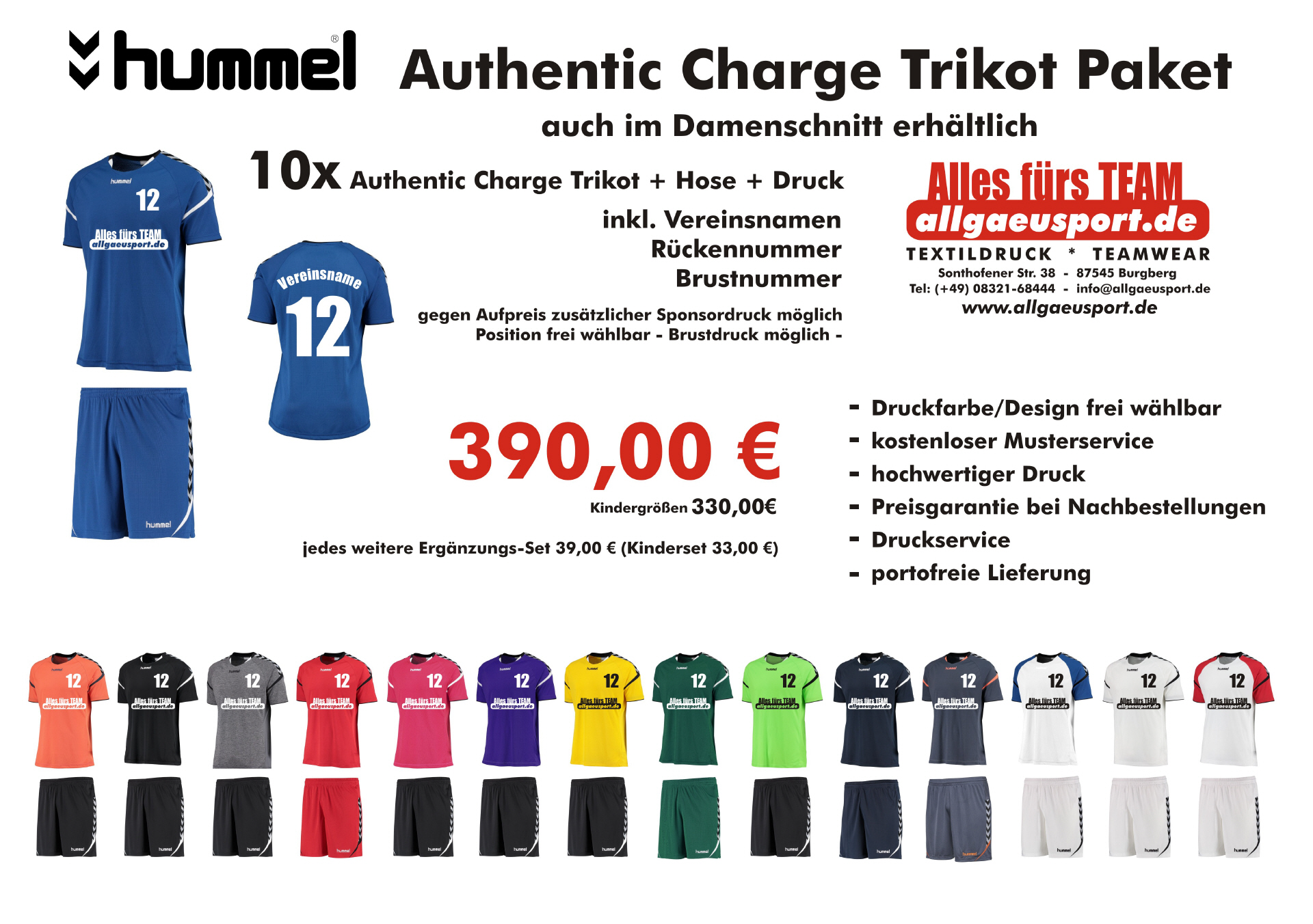Kompletter trikotsatz online