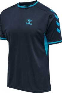 Hummel hmlACTION JERSEY S/S black iris atomic blue