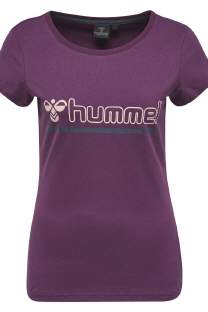 Hummel Classic Bee STAR Tee blackberry Wine Women