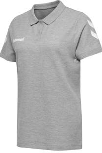 Hummel Go Cotton Polo Women grey melange
