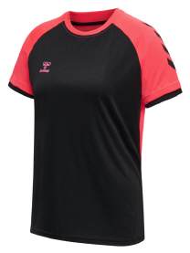 Hummel hmlACTION JERSEY S/S WOMEN black/diva Pink