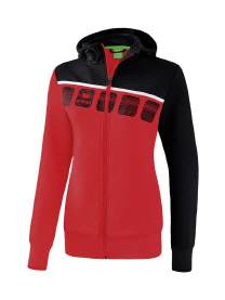 Erima 5-C Trainingsjacke m. Kapuze Damen