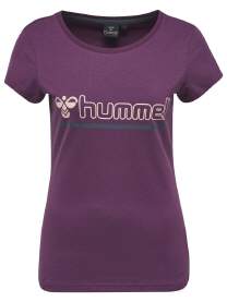 Hummel Classic Bee STAR Tee blackberry Wine Women