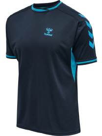 Hummel hmlACTION JERSEY S/S black iris atomic blue