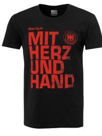 Kempa "Mit Herz & Hand T-shirt" rot