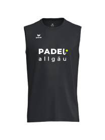 Erima Intro Tank Top Function schwarz Padel
